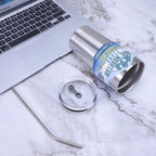 Stainless Steel Insulated Thermos Cup with Straw for Travel and Daily Use EZ Carthub