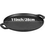 3 Piece Cast Iron Skillet Set for Oven Grill and Campfire Cooking EZ Carthub