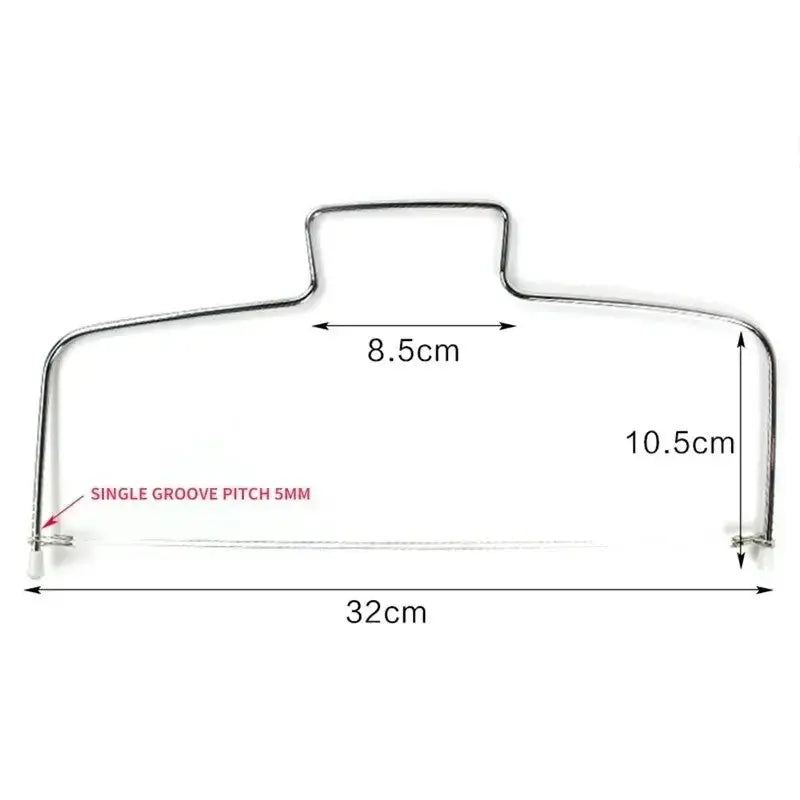 Adjustable Stainless Steel Cake Slicer for Precise and Even Layer Cutting EZ Carthub