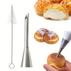 4 Piece Stainless Steel Piping Nozzle Set for Cake and Cupcake Decorating EZ Carthub