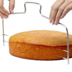 Adjustable Stainless Steel Cake Slicer for Precise and Even Layer Cutting EZ Carthub