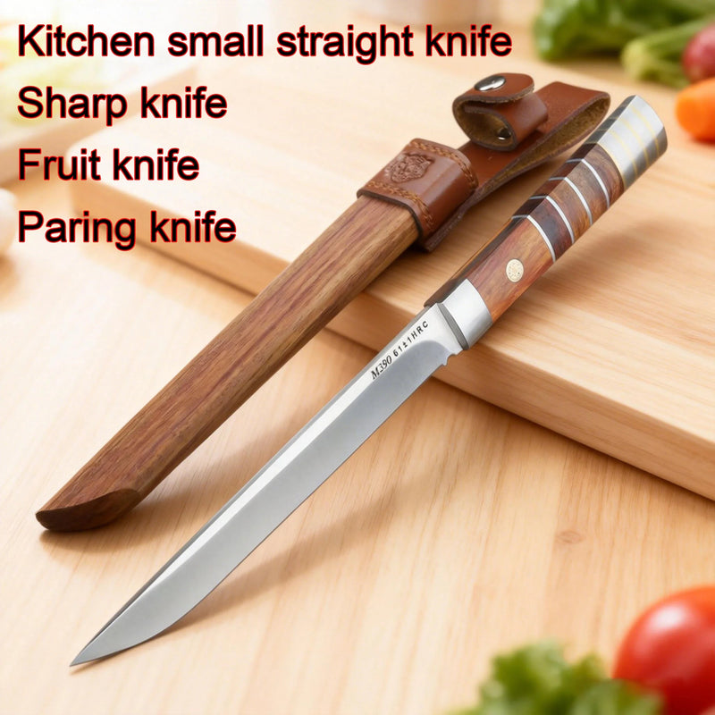 High Hardness Stainless Steel Kitchen Knife with Sheath for Precision Cutting EZ Carthub