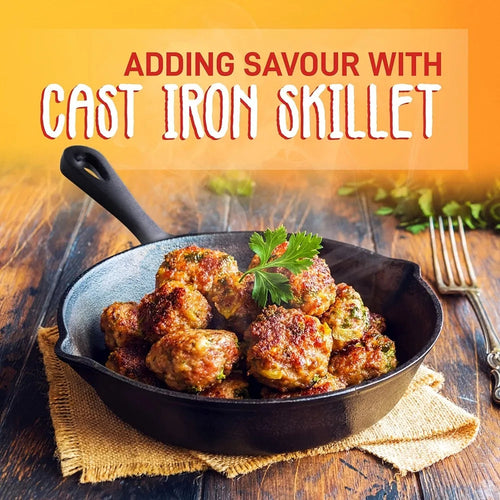 3 Piece Pre-Seasoned Cast Iron Skillet Set for Cooking and Grilling EZ Carthub