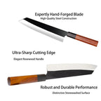 Japanese Kiritsuke Chef Knife with Octagon Handle for Precision Food Preparation EZ Carthub