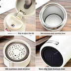 380ml/510ml Stainless Steel Thermal Mug for Hot and Cold Drinks EZ Carthub