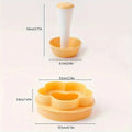Pastry Dough Tamper and Flower Cutter Set for Baking and Dessert Making EZ Carthub