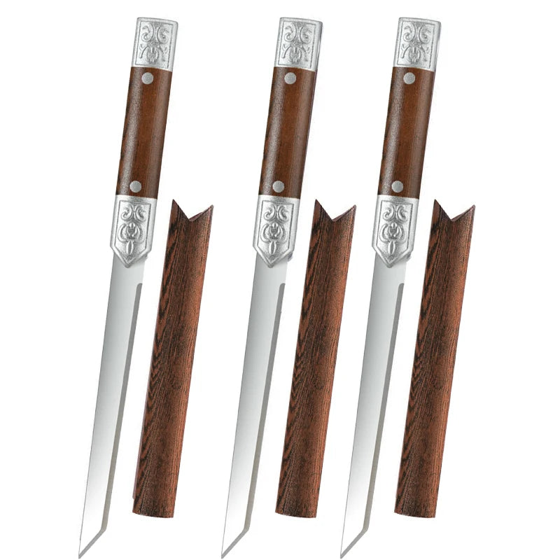 High Hardness Stainless Steel Kitchen Knife with Sheath for Precision Cutting EZ Carthub