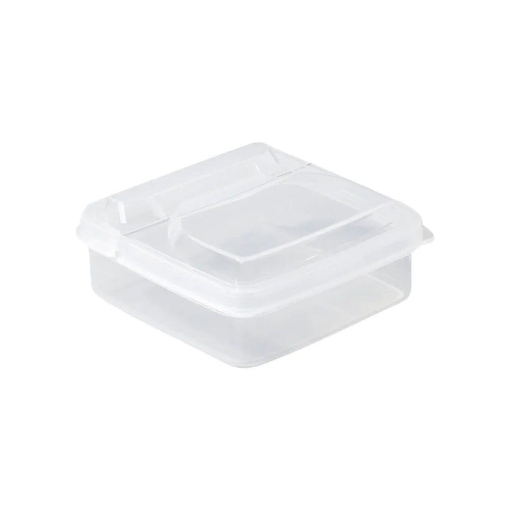 Clear Cheese Storage Container with Flip Lid for Fresh Refrigerator Organization EZ Carthub