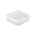 Clear Cheese Storage Container with Flip Lid for Fresh Refrigerator Organization EZ Carthub
