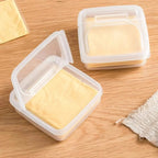 Clear Cheese Storage Container with Flip Lid for Fresh Refrigerator Organization EZ Carthub