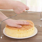 Adjustable Stainless Steel Cake Slicer for Precise and Even Layer Cutting EZ Carthub