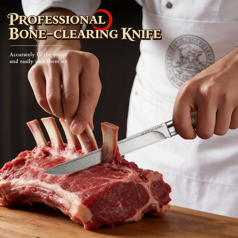 High Hardness Stainless Steel Kitchen Knife with Sheath for Precision Cutting EZ Carthub