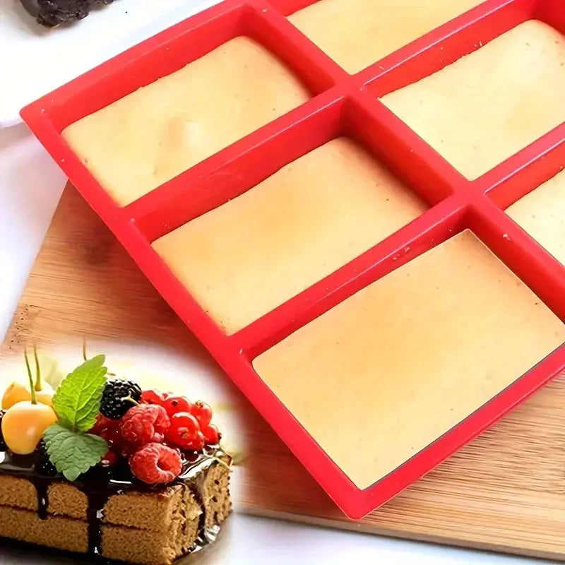 9 Cavity Silicone Mini Loaf Pan for Baking and Easy Cleanup EZ Carthub