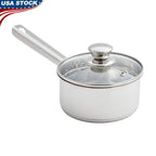Stainless Steel Saucepan with Straining Lid for Efficient Everyday Cooking EZ Carthub
