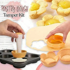 Dough Tamper and Flower Cutter Set for Baking and Pastry Making EZ Carthub