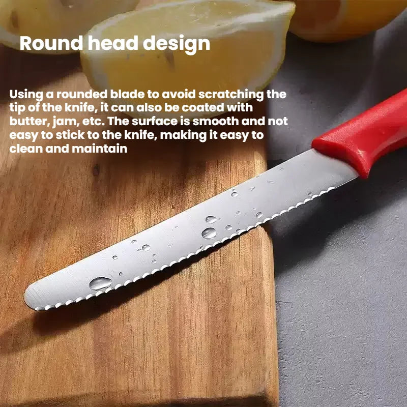 Stainless Steel Serrated Steak Knife for Effortless Cutting and Everyday Use EZ Carthub