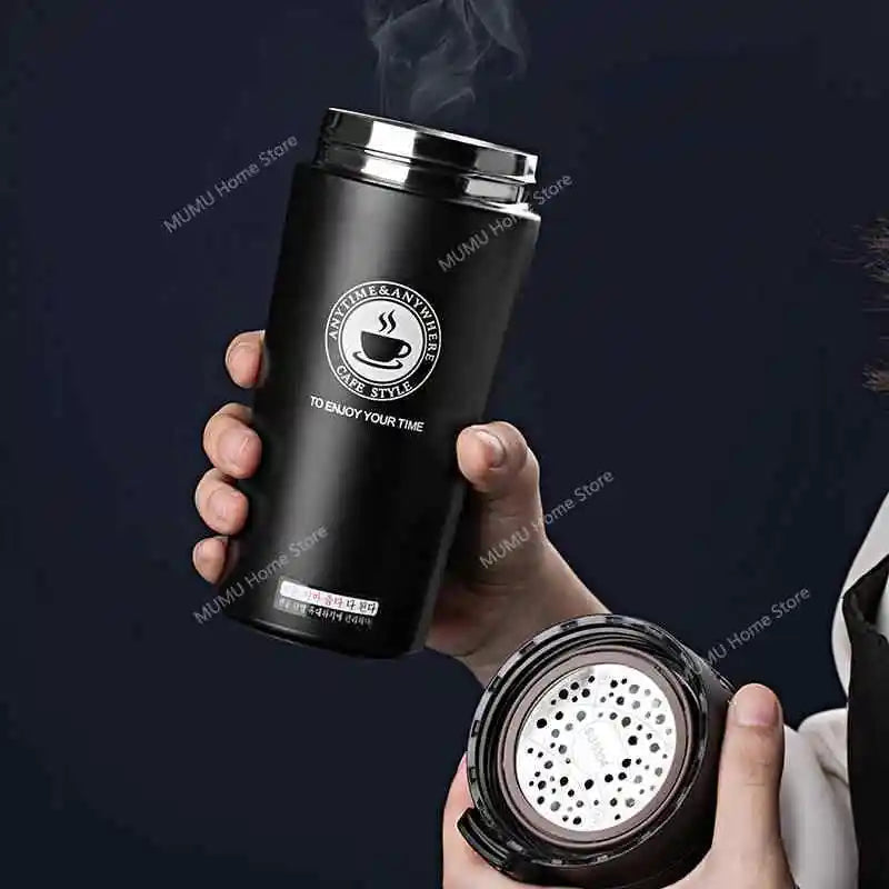 380ml/510ml Stainless Steel Thermal Mug for Hot and Cold Drinks EZ Carthub