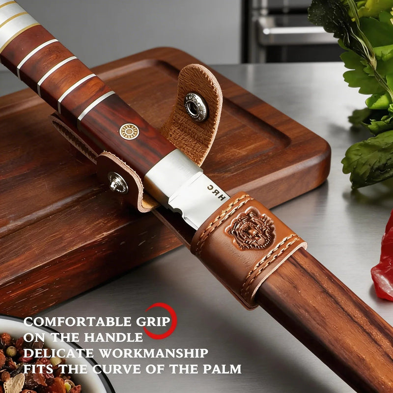 High Hardness Stainless Steel Kitchen Knife with Sheath for Precision Cutting EZ Carthub
