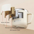 400ml Insulated Stainless Steel Coffee Mug with Lid for Hot and Cold Drinks EZ Carthub