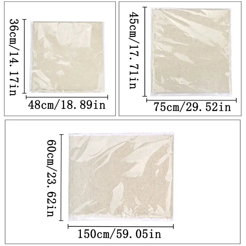 Linen Dough Proofing Cloth for Bread Baking and Dough Fermentation EZ Carthub