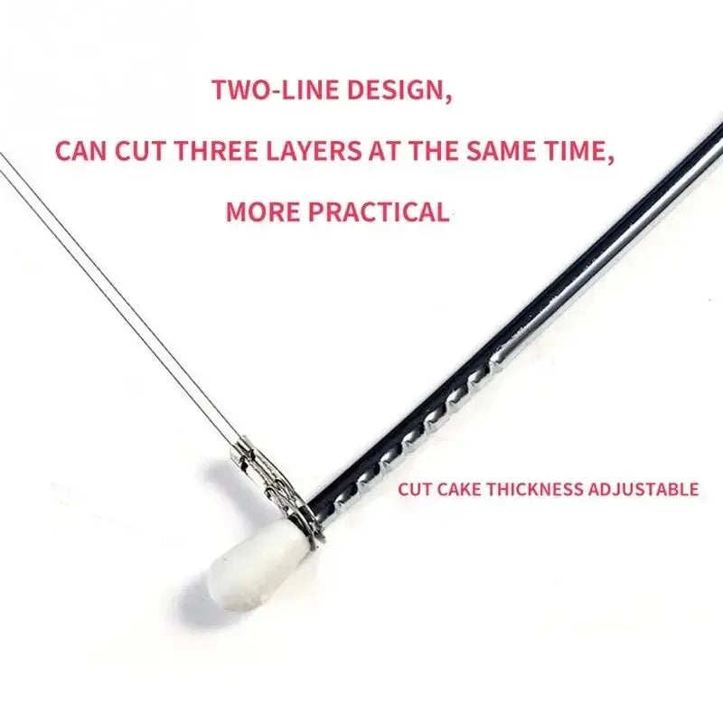Adjustable Stainless Steel Cake Slicer for Precise and Even Layer Cutting EZ Carthub