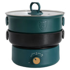 Portable Electric Hot Pot with Foldable Handles for Quick and Easy Cooking EZ Carthub