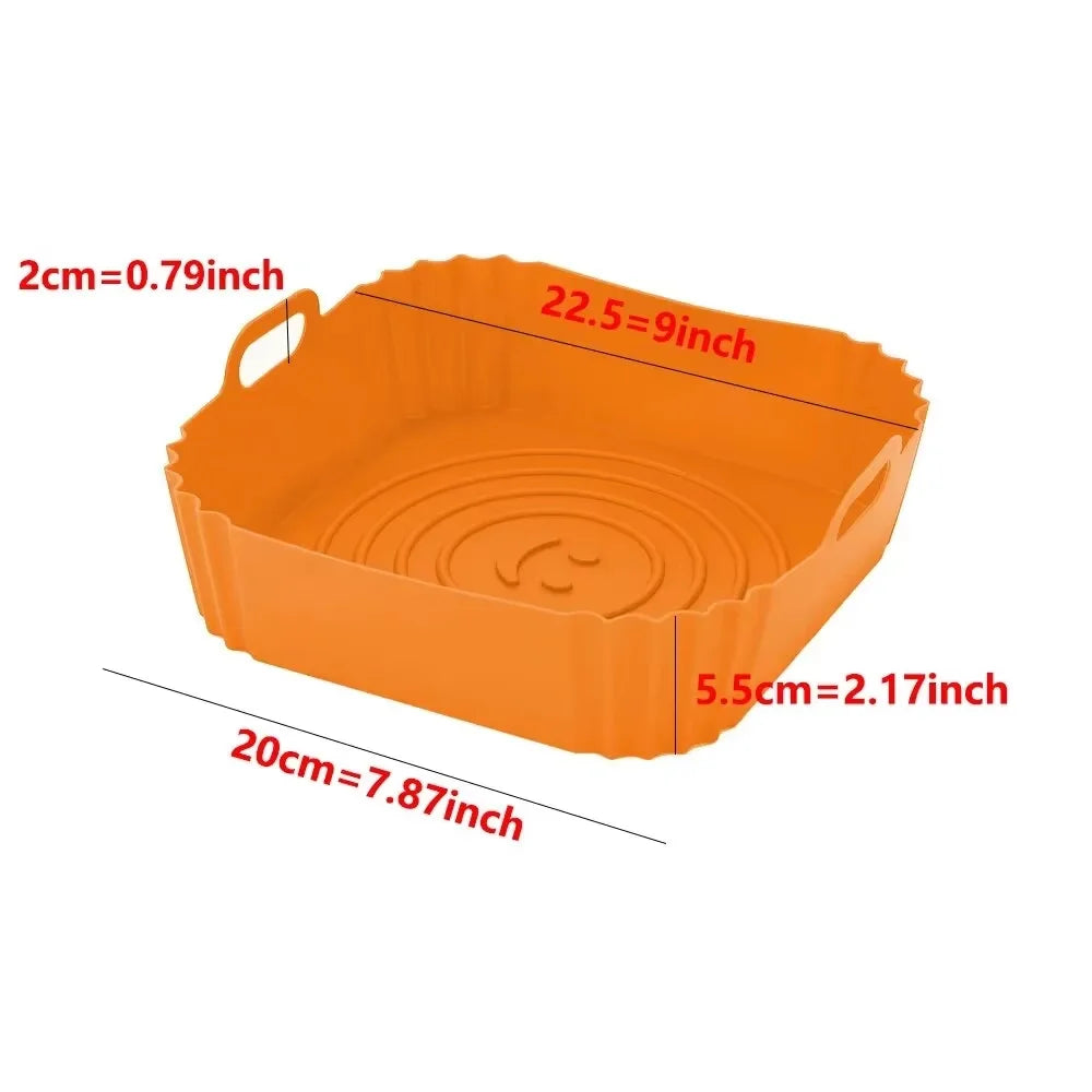 Reusable Silicone Air Fryer Liner for Easy Baking and Cooking EZ Carthub