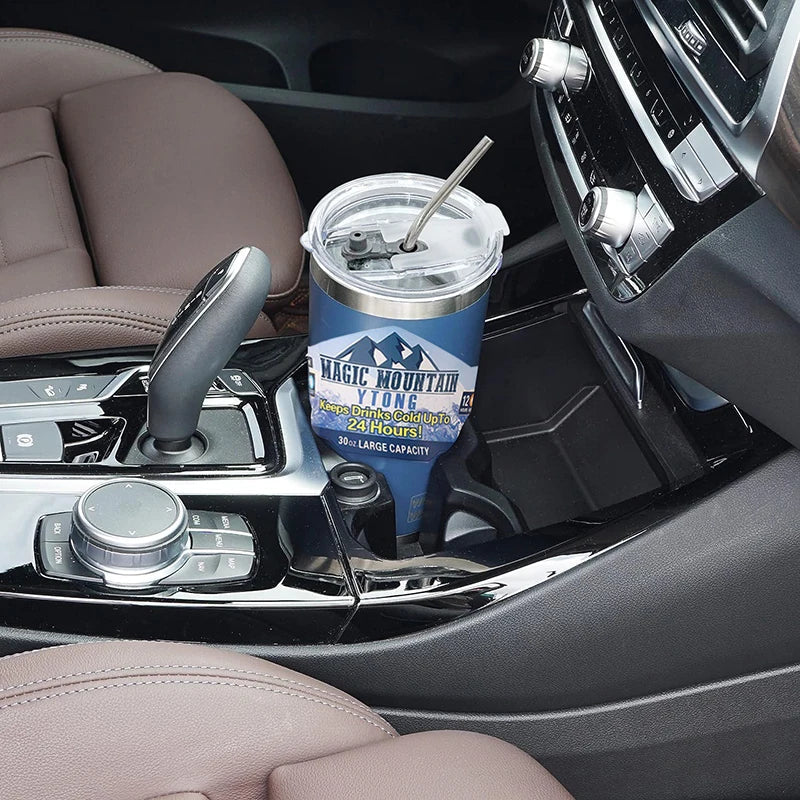 Stainless Steel Insulated Thermos Cup with Straw for Travel and Daily Use EZ Carthub
