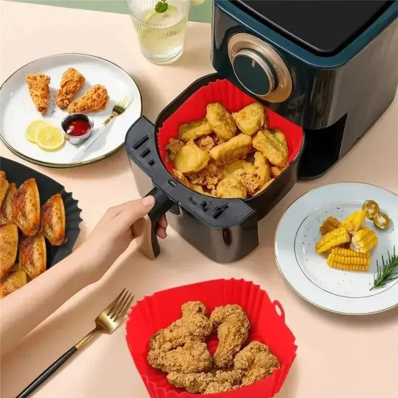 Reusable Silicone Air Fryer Liner for Easy Baking and Cooking EZ Carthub
