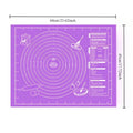 Food Grade Nonstick Baking Mat for Easy Kneading and Dough Preparation EZ Carthub