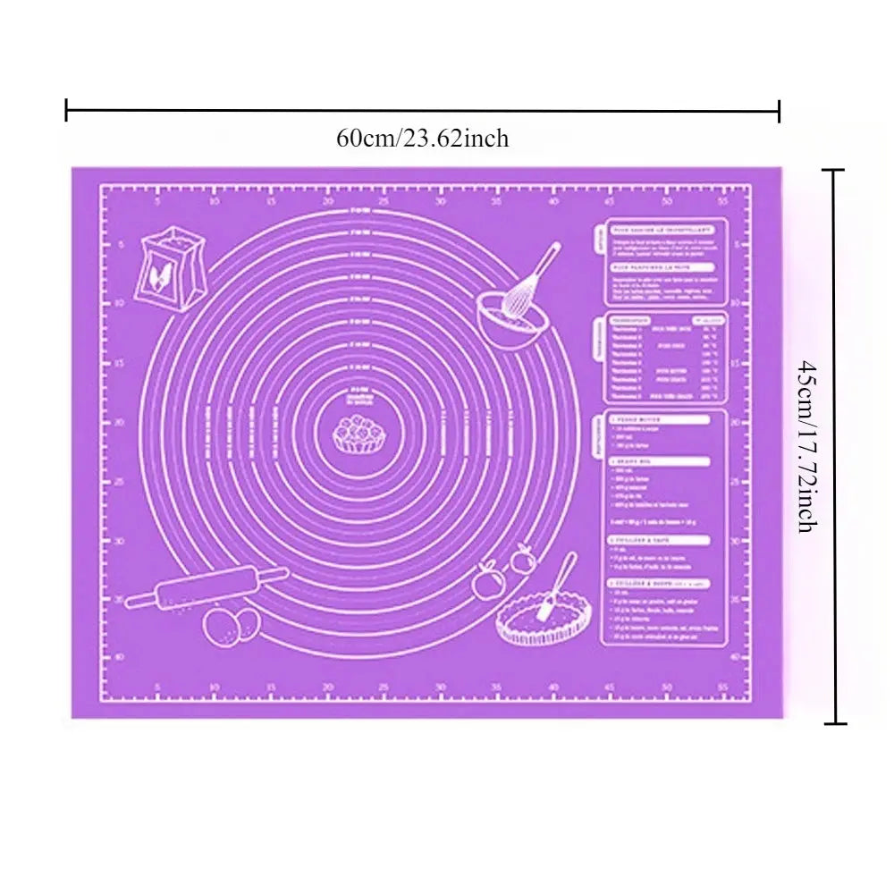 Food Grade Nonstick Baking Mat for Easy Kneading and Dough Preparation EZ Carthub