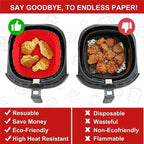 Reusable Silicone Air Fryer Liner for Easy Baking and Cooking EZ Carthub