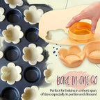 Pastry Dough Tamper and Flower Cutter Set for Baking and Dessert Making EZ Carthub