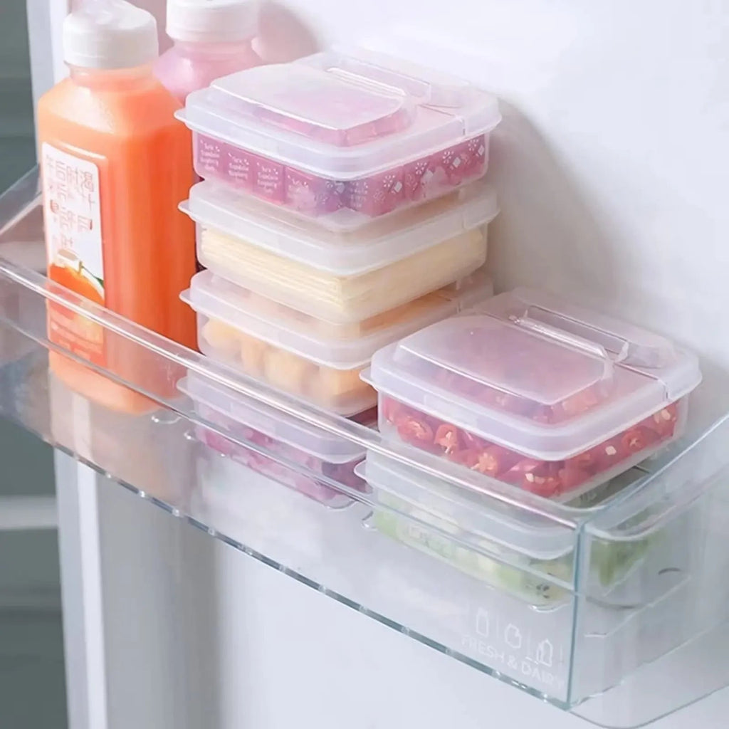 Clear Cheese Storage Container with Flip Lid for Fresh Refrigerator Organization EZ Carthub