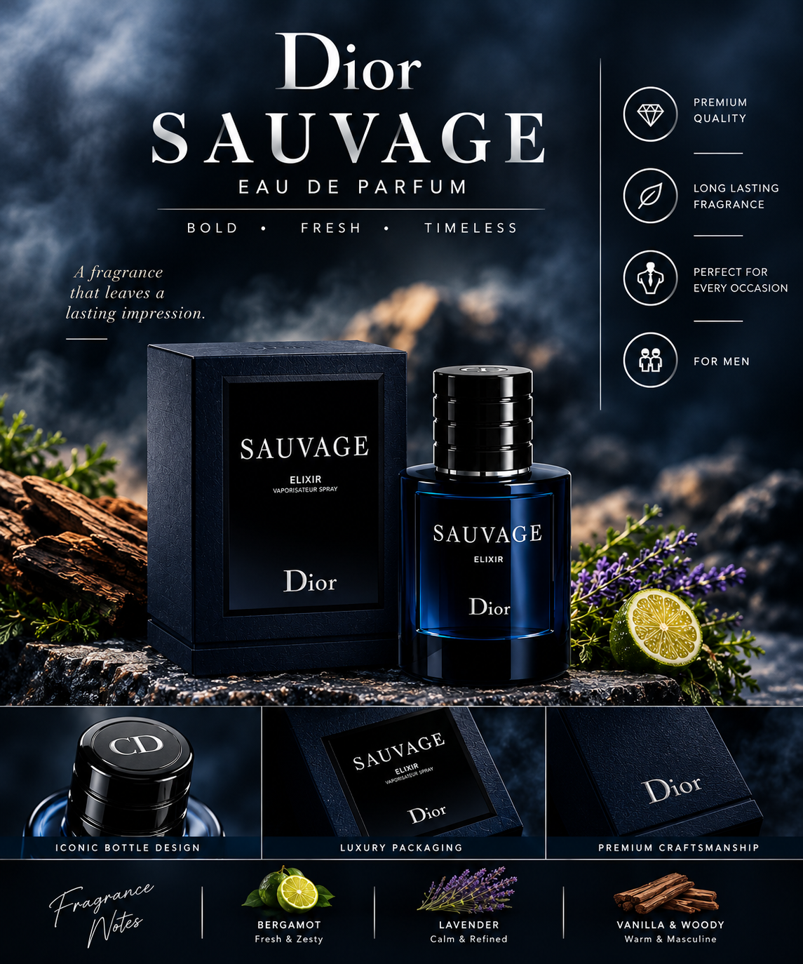 Dior Sauvage Elixir Eau de Parfum – Premium Long-Lasting Men’s Fragrance online store