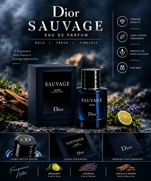 Dior Sauvage Elixir Eau de Parfum – Premium Long-Lasting Men’s Fragrance online store